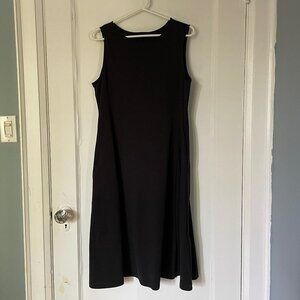Uniqlo Black AIRism Sleeveless Dress (with pockets!)